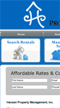 Mobile Screenshot of hansenpmgt.com